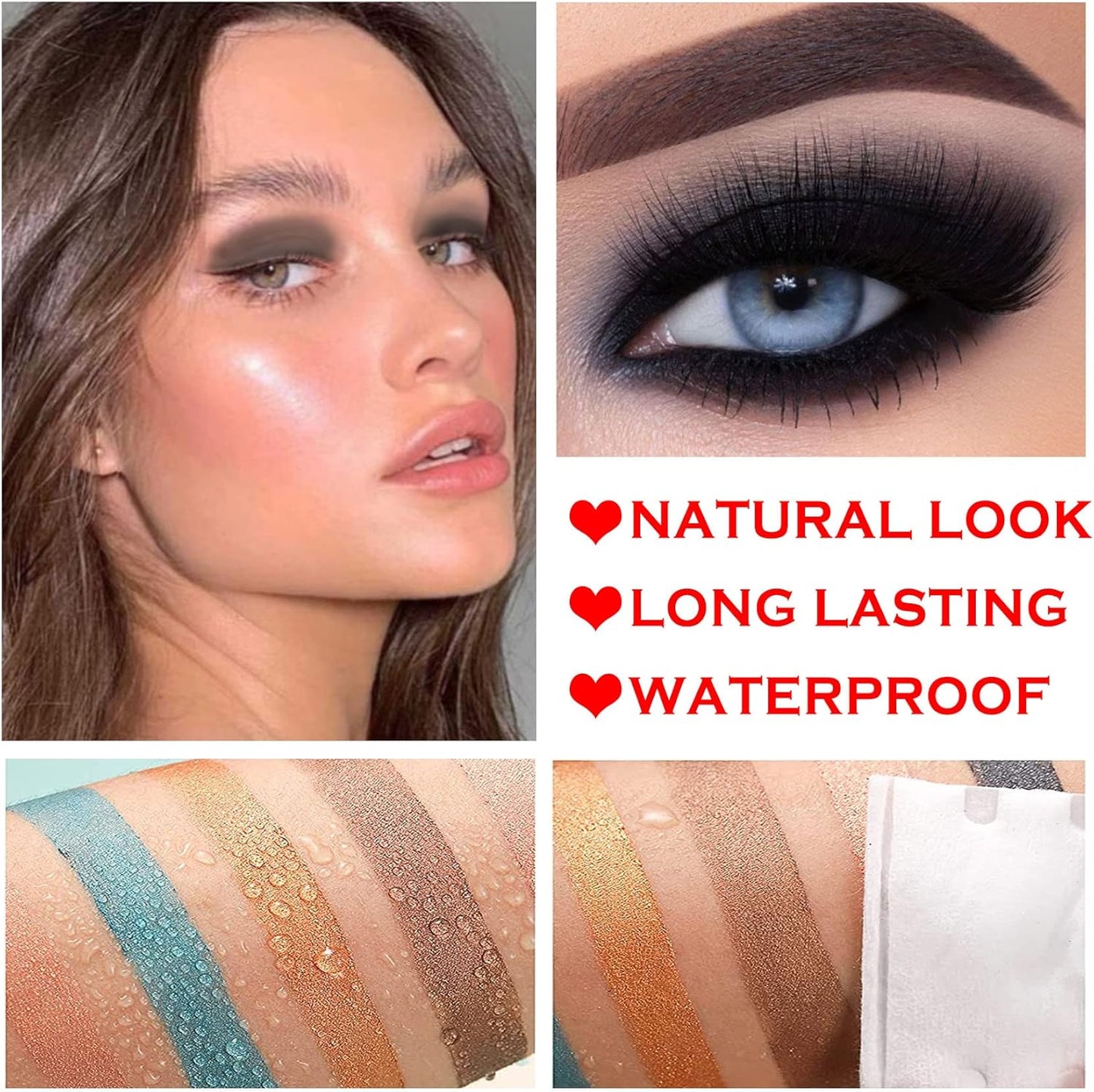 Black Highlighter Eyeshadow Stick Cream Eyeshadow Stick Naturally Long Lasting Eye Brightener Stick,Waterproof Eye Shadow Stick Highlighter Makeup Smooth Easy to Color-07
