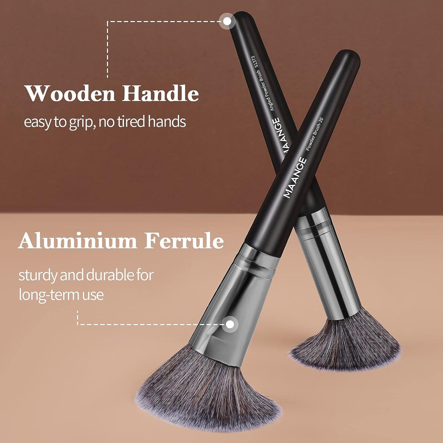 Makeup Brushes, 25Pcs Makeup Brush Set Foundation Eyeshadow Blush Brush Blending Concealers Face Powder Eye Make up Brushes Set with Gift Box (Black)
