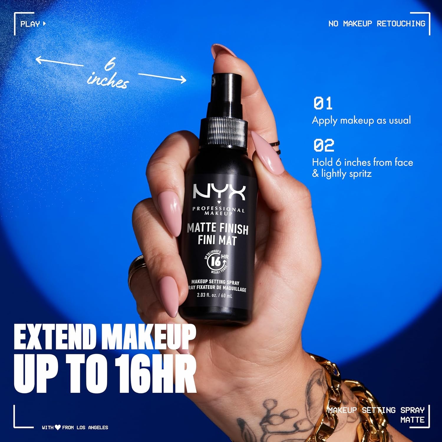 Makeup Setting Spray Matte Finish + Dewy Finish, 2 Count