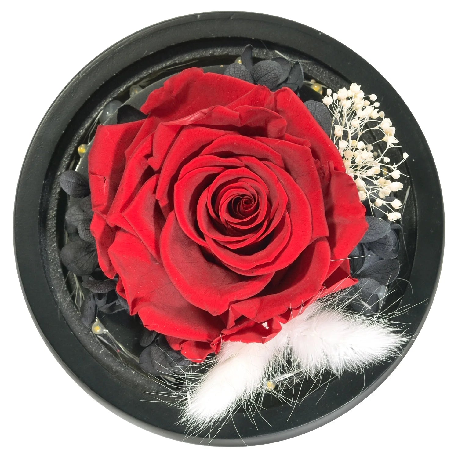 Gift for Women Forever Preserved Real Rose in Glass Dome Gift for Valentine'S Day Mother'S Day Christmas Anniversary Birthday