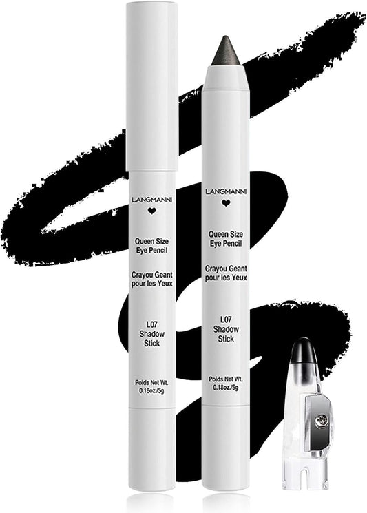 Black Highlighter Eyeshadow Stick Cream Eyeshadow Stick Naturally Long Lasting Eye Brightener Stick,Waterproof Eye Shadow Stick Highlighter Makeup Smooth Easy to Color-07