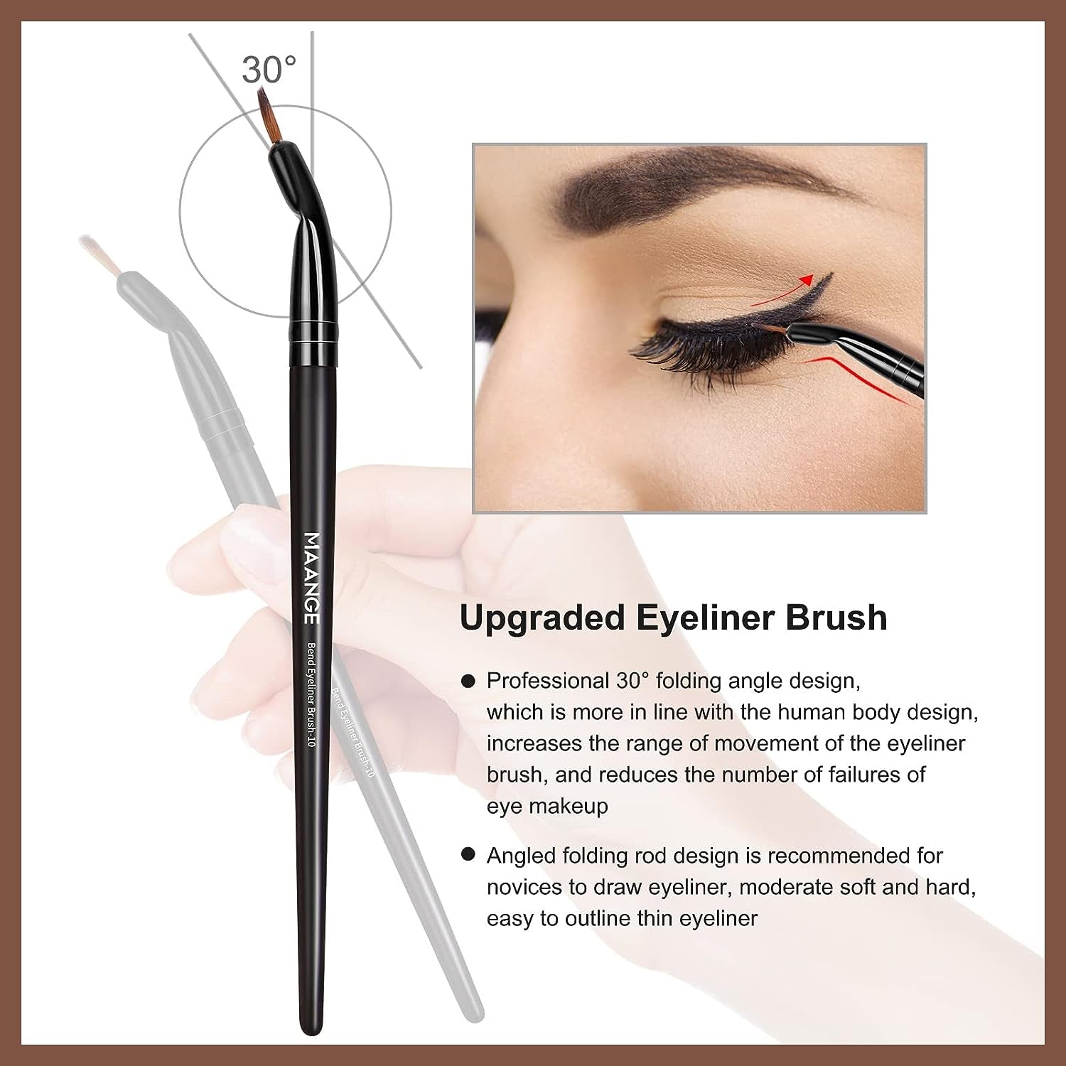 Makeup Brushes,  25Pcs Makeup Brush Set Foundation Eyeshadow Blush Brush Blending Concealers Face Powder Eye Make up Brushes Set with Gift Box (Black)