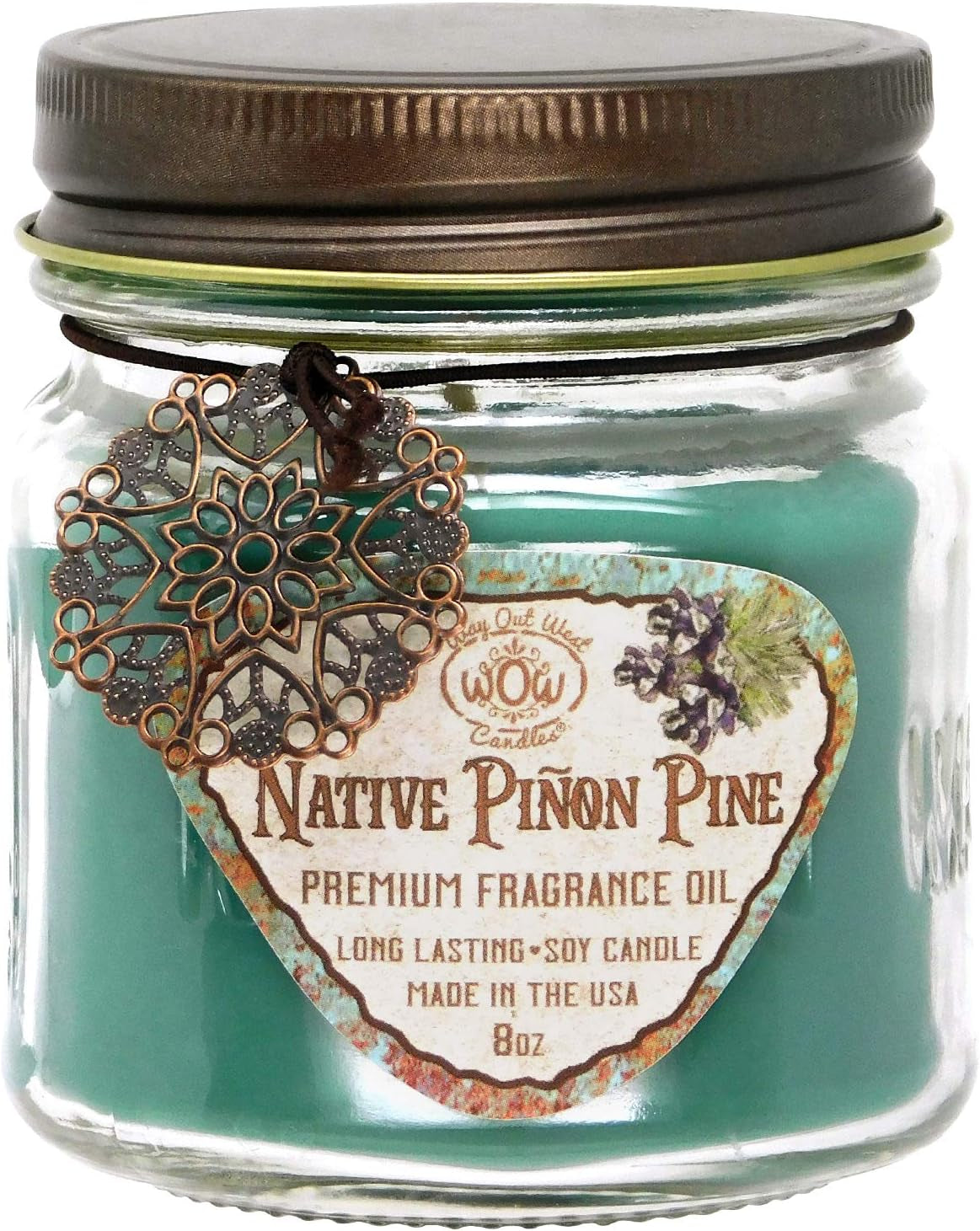 Way Out West Scented Candles in Piñon Pine & Vanilla De Leche - Gift Ready, Boxed Set of 2 Jar Candles - Fragrant, Long Lasting Soy Wax Blend - Delightful Soothing Fragrances for a Warm, Cozy Home