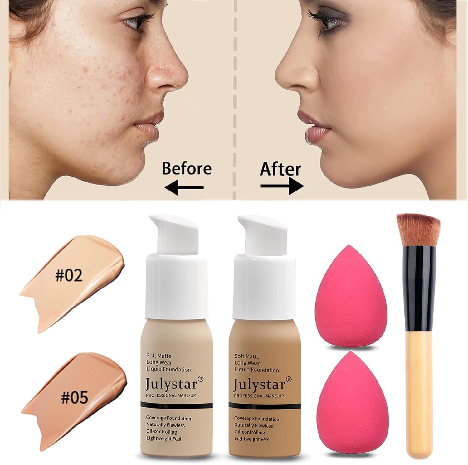 Makeup Kit for Women, All in One Make up Kit for Teen Girls, Makeup Gift Set for Beginners and Professionals - Eyeshadow Palette, Liquid Lipstick, Mascara, Blush, Eyeliner, Foundation, Brush