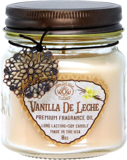 Way Out West Scented Candles in Piñon Pine & Vanilla De Leche - Gift Ready, Boxed Set of 2 Jar Candles - Fragrant, Long Lasting Soy Wax Blend - Delightful Soothing Fragrances for a Warm, Cozy Home